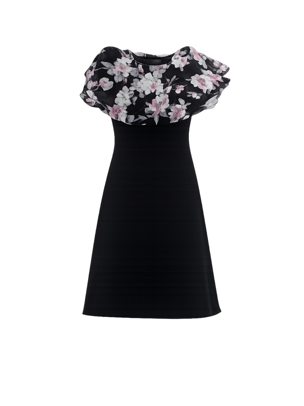 Women's Connected Apparel Black Floral Dress Size 12
#091